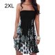 thumbnail image 2 of Guardurnaity Vestido de playa a la moda y elegante con hombros descubiertos para un look moderno Ropa femenina Vestido de verano Casual a la moda Vestidos Negro2XL, 2 of 5