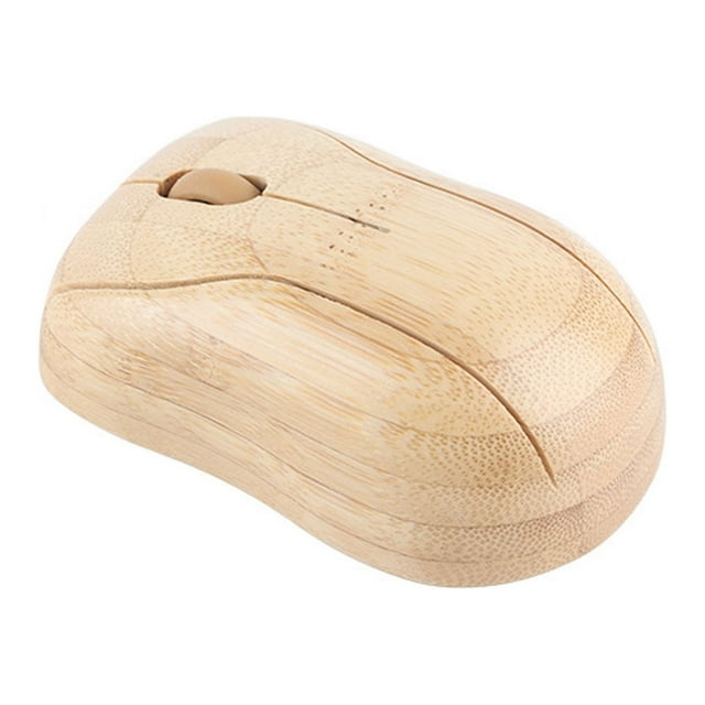 Keyboard Mouse Combo, 1200DPI Mouse Bamboo Wood Material Plug And Play, Computer Keyboard with USB Receiver for WIN 7 8 10 XP