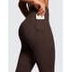 thumbnail image 3 of Pantalones CRZ YOGA Butterluxe tiro alto 25" con bolsillos marrón XXS, 3 of 4