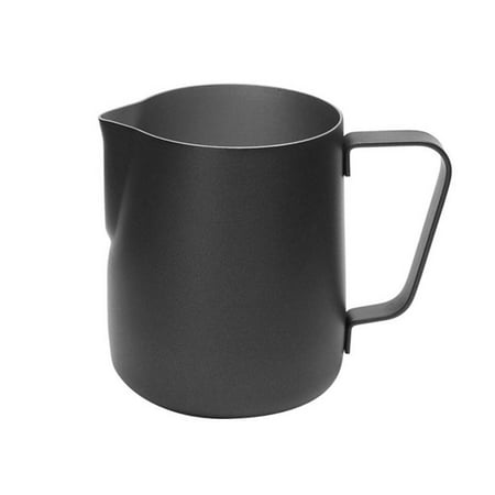 

Milk Frothing ounces Stainless Froth Pouring Jug Milk Frother Cup With Measurements Milk for Tea Art Black 350ml