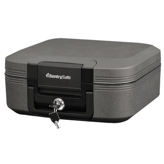 Black Water and Fire Chest with Privacy Key, 6.6 in x 15.4 in x 14.3 in