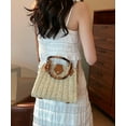 thumbnail image 5 of Summer Straw Bag for Women Beach Rattan Top-Handle Purse Straw Crossbody Clutch Bags Handwoven Tote Handbag 2024, 5 of 8