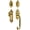 Lifetime Brass, variant on Grandeur 805787 Grande Victorian Solid Brass Rose Keyed Entry Single Cylinder Sectional