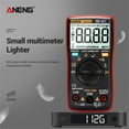 thumbnail image 3 of ZheElen ANENG AN8008 Auto-off Multimeter Tester Voltage Current Capacitance Duty Cycle Detector Multifunctional Meter Voltmeter Red, 3 of 8