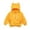 Orange, variant on WOLLED Toddler Baby Spring Spring Sweatshirts for Boys Girls Bear Ears Fleece Sweatsuit with Hoodie Infant Solid Color Long Sleeve Bottoms Shirts for 9M-4Y