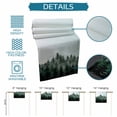 thumbnail image 5 of Watercolor Forest Bird Dark Green Table Runner Kitchen Decoration Table Cover Wedding Party Tablecloth 4/6pcs Placemats, 5 of 5