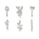 thumbnail image 2 of Anillo de nariz falso BuyWeek 6 Piezas Acero Inoxidable para Mujeres, 2 of 14