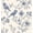 Beige&Blue, variant on Green Floral Wallpaper Peel and Stick, Birds Contact Paper Orange Fruits,White Flowers Botanical Boho Wall Paper Self Adhesive Waterproof Removable for Room Shelves Cabinet Drawer Table 17.5" x 118"