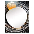 thumbnail image 2 of Designart "Golden Planet in the Solar System I" Planets Oversized Wall Mirror - Global Fantasy Entryway Big Wall Mirror - Multiple Color Options, 2 of 6