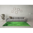 thumbnail image 3 of Ahgly Company Machine Washable Indoor Rectangle Oriental Green Industrial Area Rugs, 7' x 9', 3 of 4