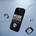 thumbnail image 5 of DistinctInk Tough Case for Apple iPhone 13 PRO (6.1" Screen), Compatible with MagSafe Charging - Work is for People Who Can't Play Blackjack, 5 of 6