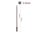 thumbnail image 4 of Chendee 150Mm H1.5-H6 Alloy Steel Magnetic Hex Head Screwdriver Bits Screw Driver Tools, 4 of 9