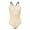 Beige, variant on Varsbaby Women's One Piece Full See Through Lingerie Lace Mesh Bodysuit