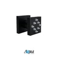 thumbnail image 5 of Aqua Piazza Black Shower Set w/ 12" Ceiling Mount Square Rain Shower and 4 Body Jets, 5 of 5