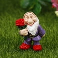 thumbnail image 4 of Fairy Garden Miniatures Gnome Dwarf Mini Gnome Figurines Garden Decoration, 4 of 6