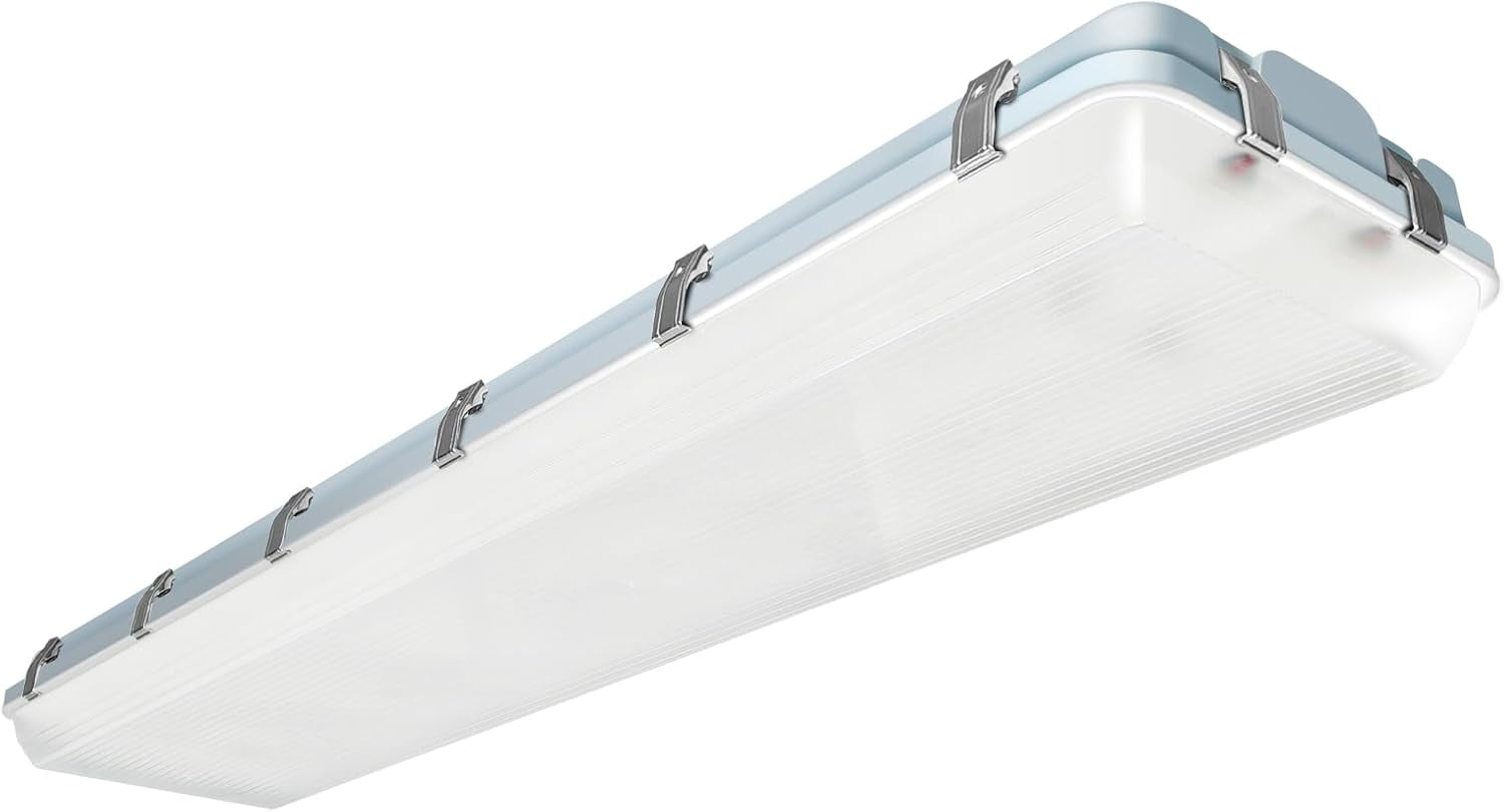 1 Pack 8FT LED Vapor Tight Light, 90W,11700lm,IP65 Waterproof Led Outdoor Shop Light for Parking Garage,Carport,Warehouse,3500K/4000K/5000K CCT Selectable,UL Listed
