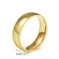 thumbnail image 6 of 316L Stainless Steel Wedding Silver/Gold Band Men Women Couple CZ Ring Size 5-13, 6 of 8