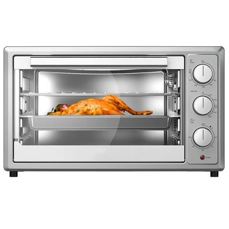 

Countertop Large Toaster Oven Fits 6 Slices of Toast/13 Pizza - for Toast Broil Bake Keep Warm Convection (45Qt)