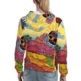 thumbnail image 7 of Lsque Beautiful African Woman Pattern Casual Women's Hoodie,Hooded Sweatshirt with Kangaroo Pocket,Pullover Hoodie with Eye-catching Drawstrings-X-Large, 7 of 7