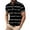 Black, variant on ZRGHAOYLQ Striped Henley Shirts Men Big and Tall Short Sleeve T-shirts Trendy Lightweight Button Up T Shirts Classic Golf Pullover Tees