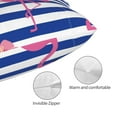 thumbnail image 3 of Fotbe Pink Flamingo Funda de Almohada Decorativa Estilo Occidental, Lujo en Algodón, Fundas para Almohadas King, Cojín Estampado para Decoración del Hogar-14"x20", 3 of 6