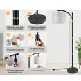 thumbnail image 7 of BN-LINK Dimmable Floor Lamp with 3 Color Temperatures, Standing Lamp with Linen Shade & LED Bulb Included, Tall Lamp for Living Room, Office, Dining Room(Black), 7 of 7