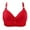 Red womens tops, variant on Dianli Bras for Women Solid Loose Casual Vintage Woman's Solid Color Comfortable Hollow Out Perspective Bra Underwear No Rims Sale Clothes