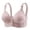 Gray, variant on Women's Front Button Wireless Bra, Thin Breathable Floral Mesh Lift Anti-Sagging Daily Lingerie