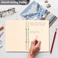 thumbnail image 4 of FORMRS 1-Subject Spiral Notebook 8" x 5" College Ruled 60 Refillable Sheet A5 Hard Cover, Winter Mountain, 4 of 7