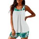 thumbnail image 5 of Traje de Baño de Mujer con Pantalones Cortos Torso Largo Cintura Alta Dos Piezas, el Control Del Vientre Modesto Flujo Impreso Traje de Baño para las Vacaciones de Verano en la Playa, 5 of 6