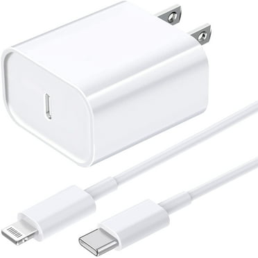 [Apple MFi Certified] Fast Charger, 20W PD Type C Power Wall Charger Travel Plug with 6FT USB C to Lightning Quick Charge Sync Cord Compatible for 13/12/11/XS/XR/X 8/SE 2020/