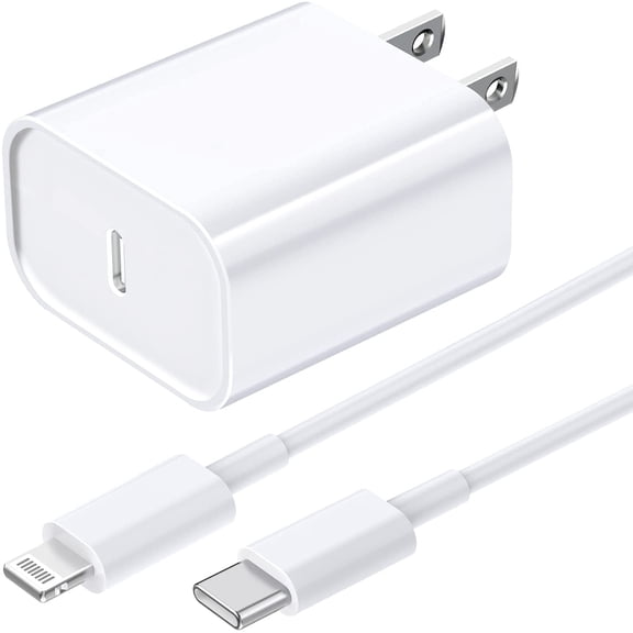 [Apple MFi Certified] iPhone Fast Charger, 20W PD Type C Power Wall Charger Travel Plug with 6FT USB C to Lightning Quick Charge Sync Cord Compatible for iPhone 14 Pro Max/13 Pro Max/12 Pro Max/11Pro
