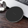 thumbnail image 3 of Mistaha Portable Aluminum Alloy Ultra-thin Round Shape Qi Standard Wireless Charger 10W Fast Charging Pad, 3 of 8
