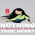 thumbnail image 3 of Disney Mulan - Nothing Is Impossible With A True Heart - Juniors Fitted Graphic T-Shirt, 3 of 5