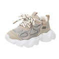 thumbnail image 2 of Willtoo Toddler KIds Sneakers for Girls Boys Chunky Trainers Athletic Sports Shoes Non-Slip Soft Fashion Outdoor Kids Tennis Platform Walking Running Lace-Up, 2 of 7
