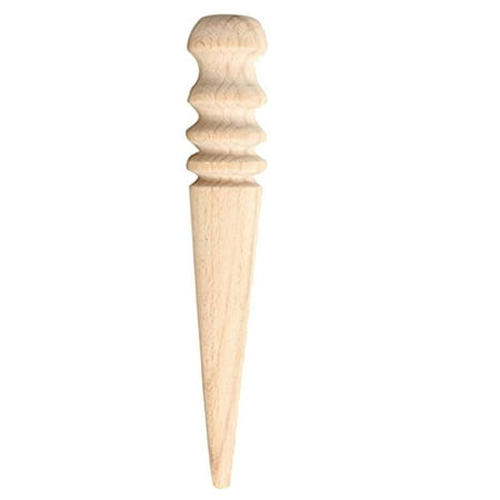 - Leathercraft Tool Leather Edge Slicker Round Wood Multi-Size Leather Burnisher
