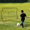 thumbnail image 2 of Soozier But de Soccer Filet Rebond 6 x 4 Pi avec 5 Angles Réglables pour Entraînement de Soccer Baseball Basketball, 2 of 9