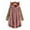 #1-Pink, variant on Azrian Womens Coats and Jackets,Women Button Plush Tops Hooded Loose Cardigan Leopard Patchwork Coat Jacket