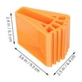 thumbnail image 2 of AURARMLET 4Pcs Ladder Rubber Feet Pad Orange Round Base for Professional and Indoor Use, 2 of 8