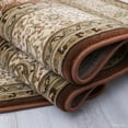 thumbnail image 3 of Allstar Rugs Allstar Dense High Pile Floral Art Deco Rug Brown 5' 2"x7' 4" 5' x 8' Ivory, 3 of 6