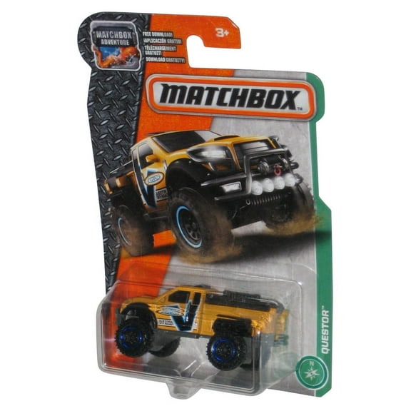 Matchbox Questor (2016) Mattel Yellow Metal Toy Truck 123/125