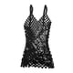 thumbnail image 3 of Vestido de tirantes finos con lentejuelas para mujer Zulema Vestido con cuello en V Negro, 3 of 8