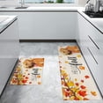thumbnail image 4 of Dog Kitchen Rugs Anti Fatigue Mats for Kitchen Floor Cushioned Kitchen Rugs and Mats Non Slip Kitchen Runner Comfort Standing Mat, Autumn Thanksgiving Maple Leaf Animal Theme, 4 of 6