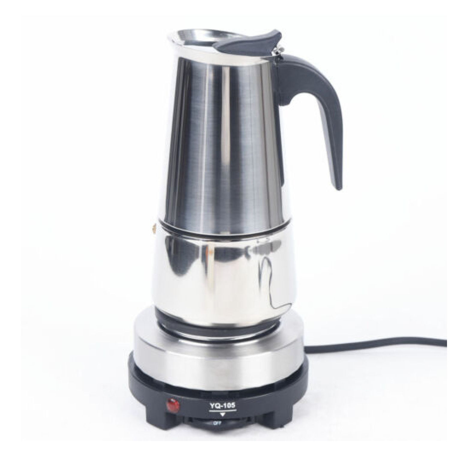 Cuban Coffee Maker Espresso 4/6/9 Cup Stainless Steel Stovetop Moka Coffee Maker