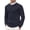A-navy Blue, variant on Mens Pullover Sweater Twist Textured Long Sleeve Knitted Sweaters Slim fit Dress Sweaters