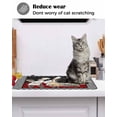 thumbnail image 6 of Large Induction Cooktop Protector Mat Chef Stove Top Covers for Electric Stove, Cartoon Cute Watercolor Cooking Black Plaid Decorative Stove Burner Cover Mats, Glass Top Stove Cover, 6 of 7