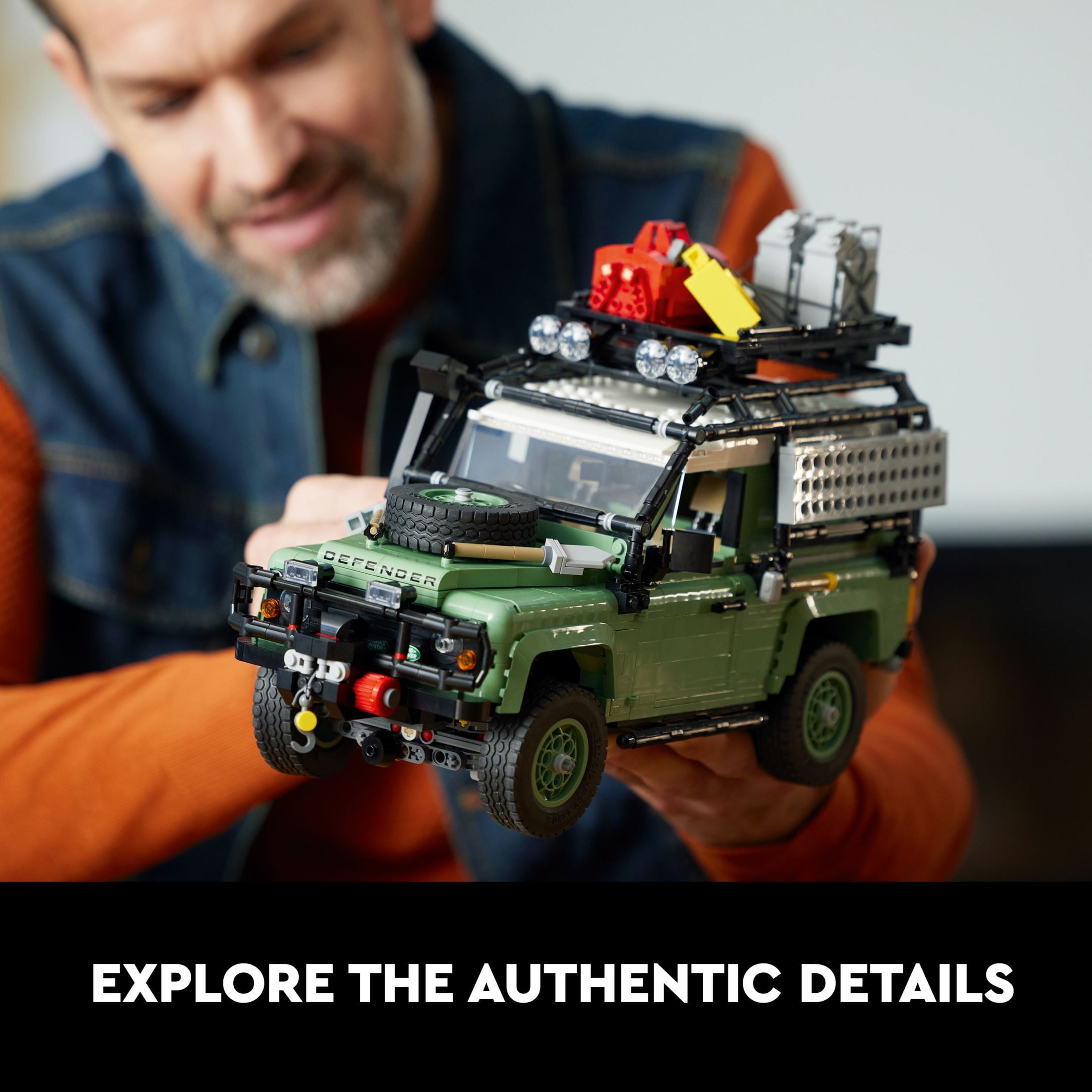 LEGO Icons Land Rover Classic Defender 90 Model Car Building Set, Off-Road Icon, Makes a Great Gift for Classic Car Lovers, 10317