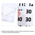 thumbnail image 4 of Uxcell Business Hour Sign Adhesive with Number Sticker and Open/Close Door Hanger Yellow 1 Set, 4 of 6