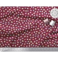 thumbnail image 3 of Soimoi Red Cotton Duck Fabric Brush Stroke Abstract Print Fabric by Yard 42 Inch Wide, 3 of 3
