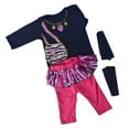 thumbnail image 3 of HILABEE Ensemble de Barboteuse Enchantée Pantalon Chaussettes Tenues pour Poupée Bébé Fille de 22-23 Pouces, 3 of 9